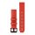 Garmin Óraszíj 22 mm lézer vörös szilikon, fekete rozsdamentes csat (QuickFit) Approach S62 Okosórához