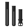 Garmin Óraszíj 20 mm fekete szilikon, fekete csat (Quick Release) Okosórához
