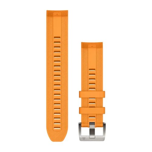 Garmin Óraszíj 22 mm narancssárga szilikon (QuickFit), MARQ (Gen 2) Okosórához