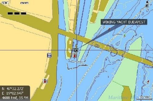 Duna, Tisza Magyaro. Szlovákia digitális térkép Lowrance SOF