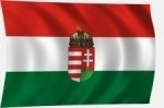 Lobogó magyar címeres 30 x 20 cm