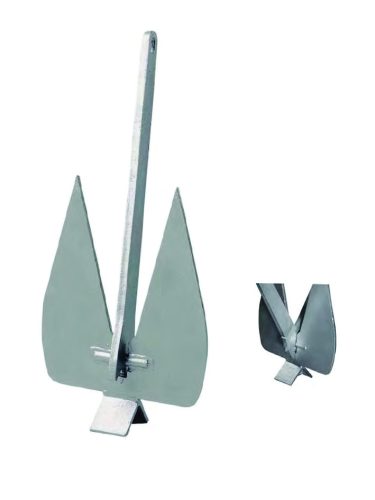 Horgony, Britany, galvanizált acél, 55 Kg/sq. mm