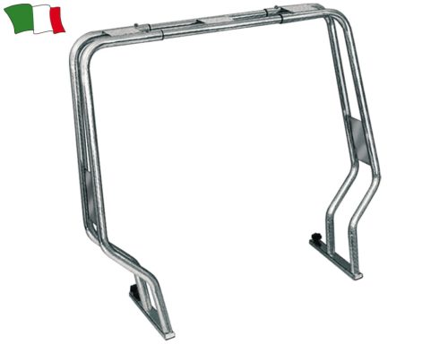 Roll Bar, GFN Rabatabil, rozsdamentes acél, állítható szélesség, 106-156/156-206/206 cm külső hossz, 120 cm külső magasság
