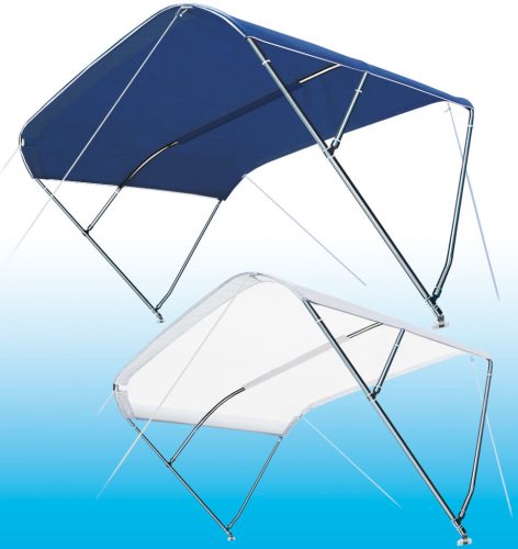 Bimini Top, GFN, 3 árbocos, rozsdamentes acél, 185 cm széles