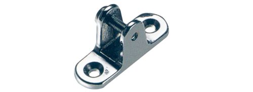 Horgonykötél tartozék, GFN, króm talp, oldalsó rögzítés, 50 x 24 x 17 mm