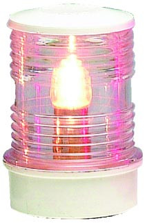 Navigációs lámpa, EVAL, fehér, piros és zöld üveggel, 12V/10W, 360°