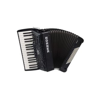 HOHNER Bravo III 72 fekete zongora harmonika táskával
