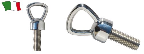 Nautikai kiegészítő, GFN pillangó anya, AISI 316 inox, 12 MA x 30 mm