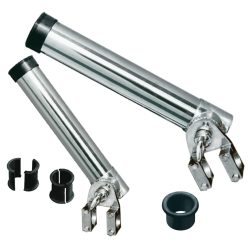  Horgászbot Tartó, GFN, INOX, korláthoz vagy sínhez szerelhető
