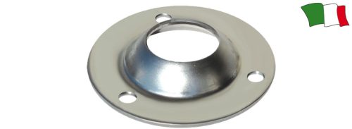 Kerek talp, GFN, rozsdamentes acél, 90°-os, 57 mm átmérő