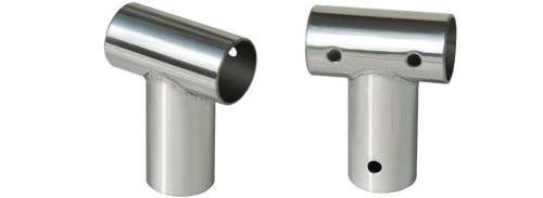 Hajózási Kiegészítő, GFN Inox T idom 90°, Rozsdamentes Acél