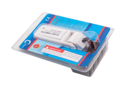 Búvárszivattyú úszókapcsoló, OCEAN PUMPS, nylon ház, 12V-32V, max. 20A