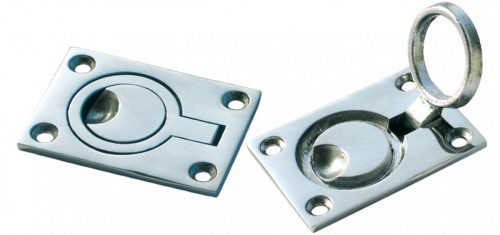 Zár, GFN emelőgyűrűs, 64mm, AISI 316 rozsdamentes acél