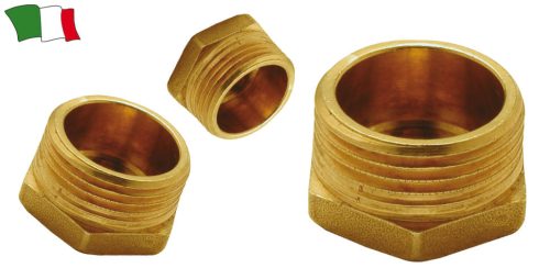 Szerelvénydugó 1/4 - Bronz kivitel