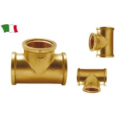 T-alakú Szerelvény 1/4 - Bronz