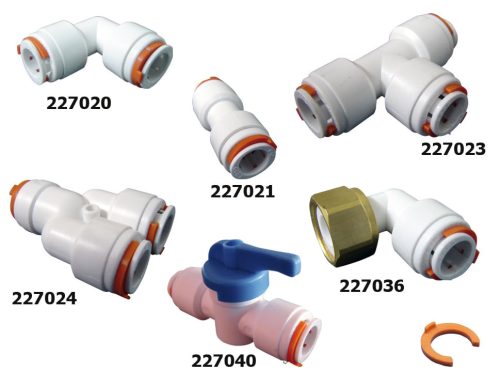 Gyorscsatlakozó, GFN, polietilén, 12 mm átmérőjű tömlőhöz