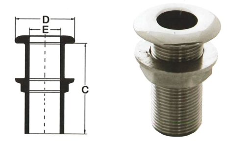 Kipufogó Száj, GFN, AISI 316 Inox