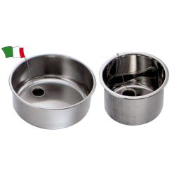 Inox Kerek Mosogató 250 mm