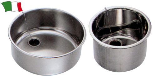 Inox Kerek Mosogató 250 mm
