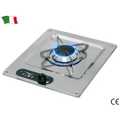 Beépíthető inox gáztűzhely, GFN, 1 égős, 1750W