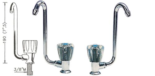 Kromozott Kézi Csaptelep 10 mm