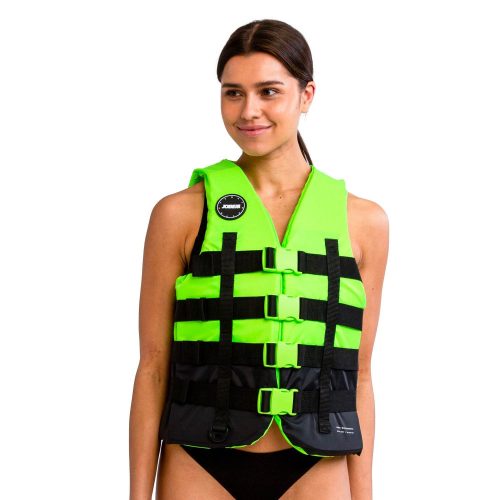 Sportmellény Jobe 4 Buckle Life Vest Neon
