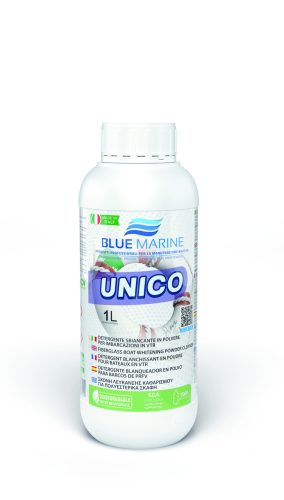 Hajótisztító por, BLUE MARINE, Fiberglass hajókhoz, Fehérítő, Erős tisztító