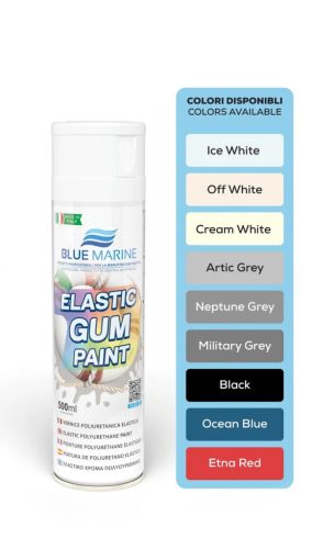 Gumi festék, elasztikus poliuretán, BLUE MARINE, víz bázisú
