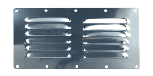 Szellőző, GFN, inox, 230 x 115 mm
