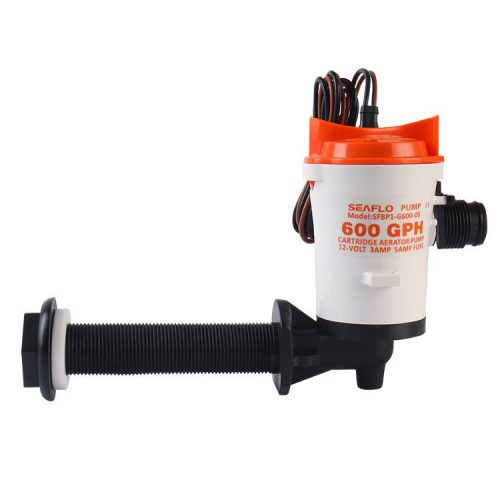 Hajószivattyú, vertikális, 600 GHP, LIVEWELL/BAITWELL