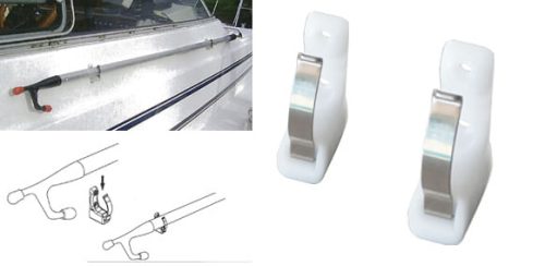 Cange Tartó, GFN, Inox Aisi 316 és Szálas, Falra Szerelhető, 28-32 mm, 2 db