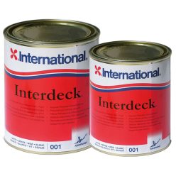   Hajófedélzeti festék Interdeck GFN, csúszásgátló, poliuretán, fehér, 750 ml