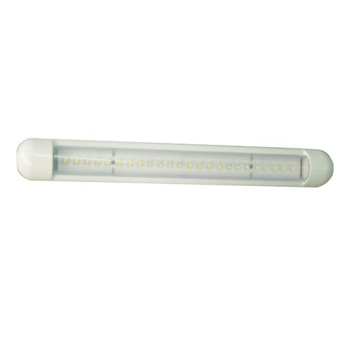 LED Lámpa, Belső világításhoz, Műanyag talppal, 18 LED, Fehér