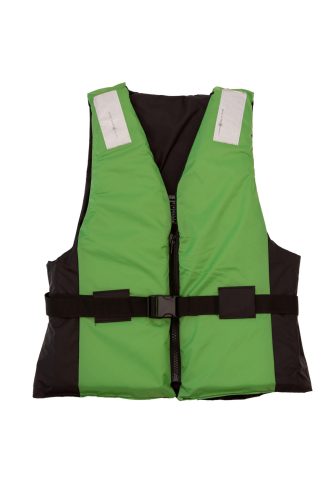 Vízisport Mellény "CORFU", EVAL, Nylon, SOLAS fényvisszaverő csíkokkal, fekete-zöld