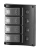 Kapcsoló panel, LED-es, Vízálló, Automata visszaállító áramkörrel, 12VDC