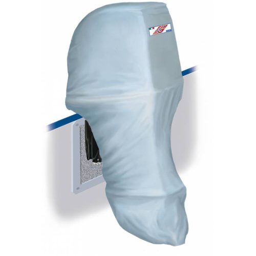 Motorcsónak takaró, FULL BODY GFN, poliészter Denier 300/Denier 600, vízálló, UV álló, 85x45x180 cm, szürke/kék