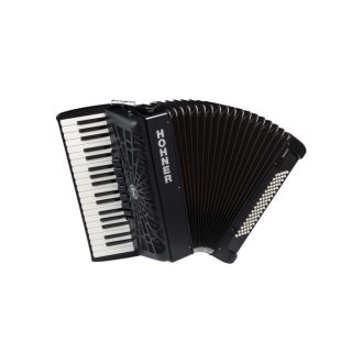 HOHNER BRAVO III 80 fekete zongora harmonika táskával