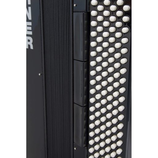 HOHNER BRAVO III 80 fekete zongora harmonika táskával