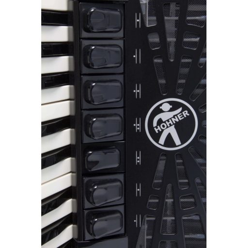 HOHNER BRAVO III 80 fekete zongora harmonika táskával