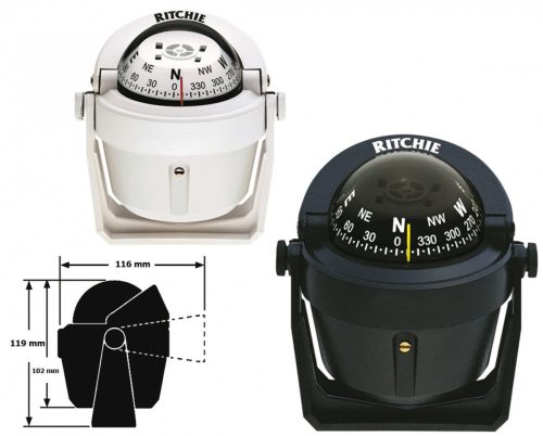 Ritchie Explorer B51 Fekete Busola