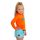 Jobe Rash Guard Longsleeve Kids Fire Orange