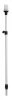 Körfény fehér teleszkópos 65-105 cm kivehető