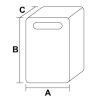 Bootsmotor benzintank, Big-Joe, 22 liter