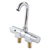 Csaptelep, Messing króm, 18cm, hideg-meleg