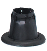 Bootsmotor szerelvény, Borddurchführung, 54mm, fekete