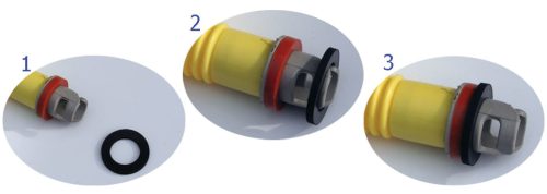 Szelep adapter gyűrű, GFN, 20 mm belső átmérő