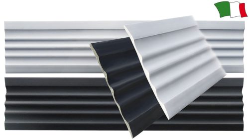 PVC Gumi Profil, GFN, 90 mm széles, 2 mm lapos rész, 3,5 mm domborulat, 320 gr/m