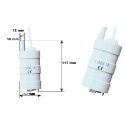   Szivattyú, GFN merülőfenék-szivattyú, 12V, 2A, 15 l/perc