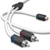 RCA Splitter kábel, DS18 MOFCR-1F2M Marine, 1 W, 2 M