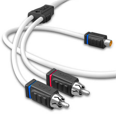 RCA Splitter kábel, DS18 MOFCR-1F2M Marine, 1 W, 2 M